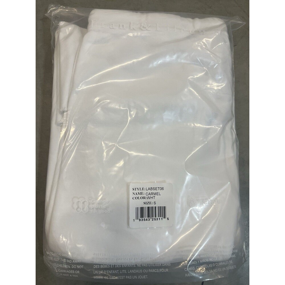Frank & Eileen Carmel Travel Set Triple Fleece Combo White Small MSRP $296 - Picture 5 of 5
